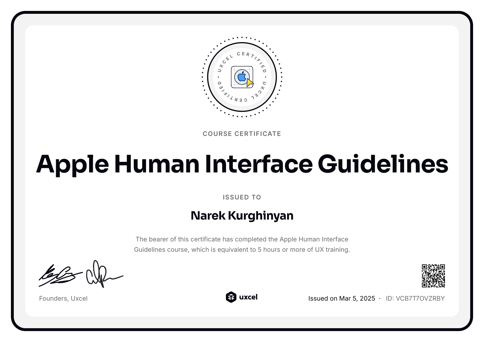 krgnyn's certificate